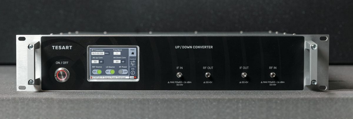 TESART 2U frequency converter front panel