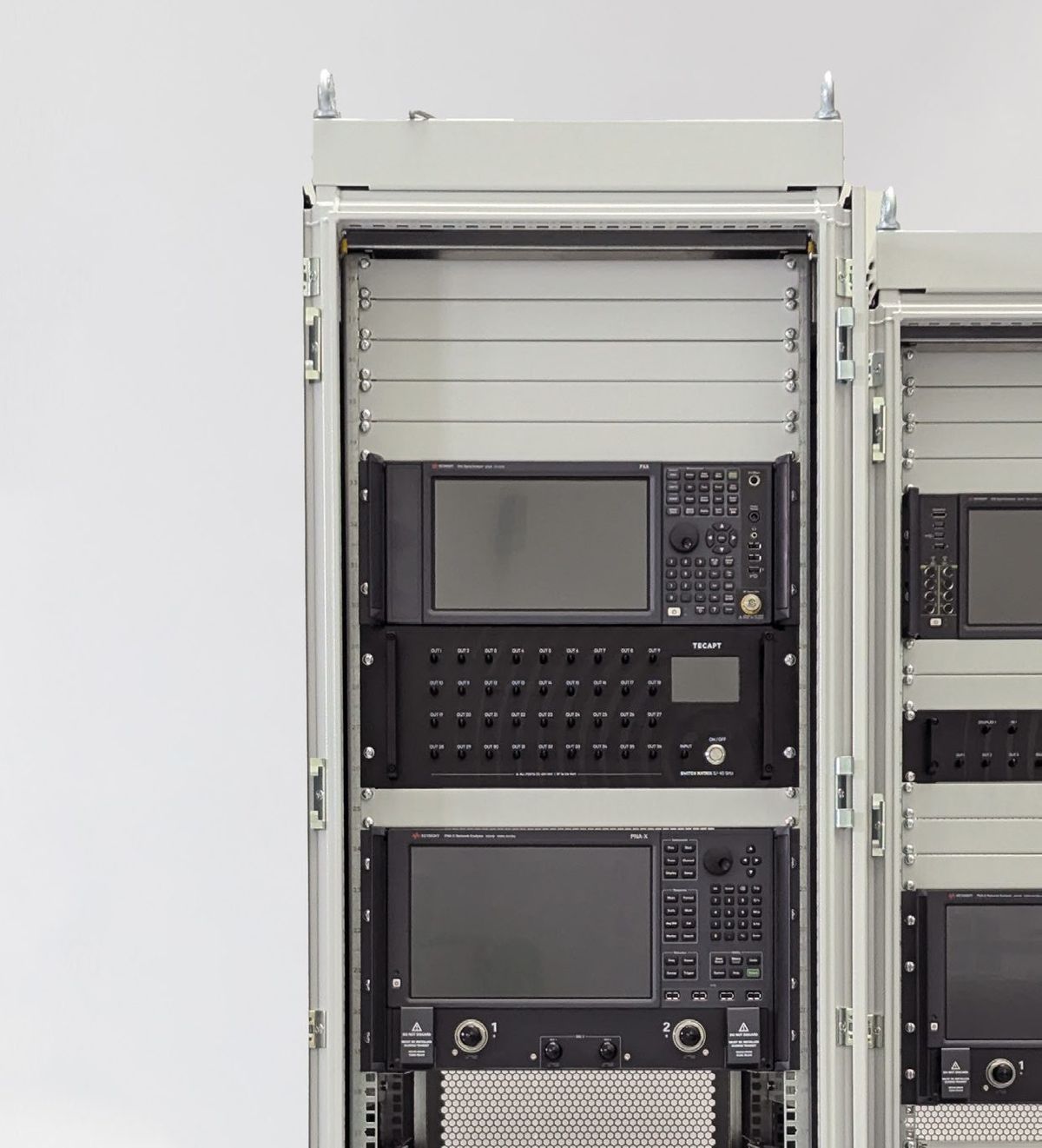 TESART in-orbit test system racks