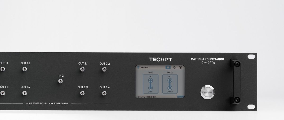 TESART electromechanical microwave switch matrix